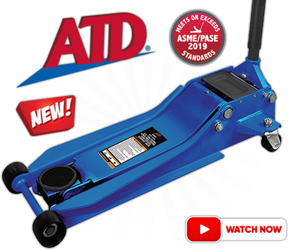 ATD 3.5-Ton Extra Long & Extra Low-Reach Service Jack