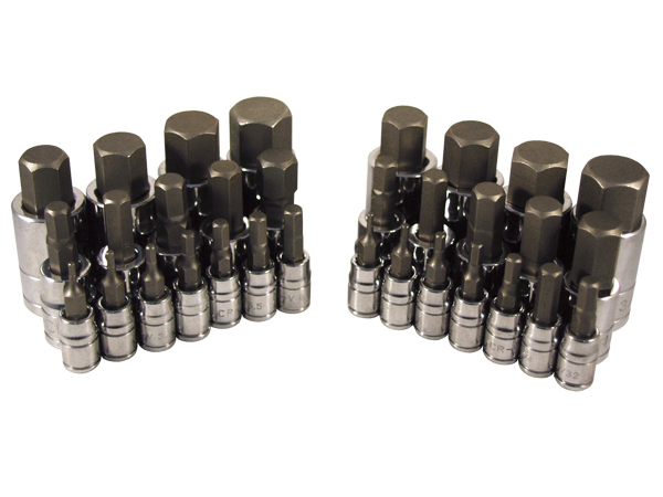 Master hex bit store socket set