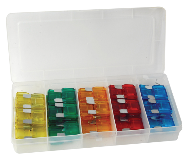 BUSSMANN, ATC/ATM/ATM-LP/FMX/MAX, 372 Fuses Included, Fuse Kit