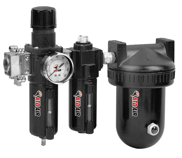 thumbnail image 2 of Air Compressor Filter Regulator, 3/4" NPT 4-Stage 5um & 0.3um & 0.1um & 0.1um Air Drying System With Micron Filters & Double Desiccant Dryer, Auto Drain Air Compressor Water Separator 175PSI Max | US 2 of 13